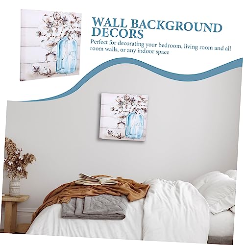 decoratief schilderij woonkamer canvas kunstposter bloemen canvas print plantendecor ornament groene bladeren schilderijen groene planten schilderijen frameloos bloem schilderij - Afbeelding 3