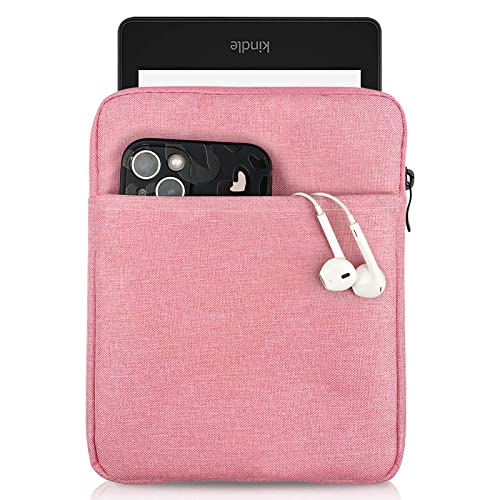 Aippdoâ€‹ Case for 6.8-inch All-New Kindle Paperwhite 11th Generation 2021Pouch Bag for Amazon Kindle Paperwhite/Voyage/All-New Kindle(11th Generation, 2021) / Kindle Oasis E-Reader (Pink)