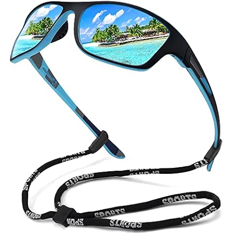 MEETSUN Polarized Sports Sunglasses with UV400 Protection Cover