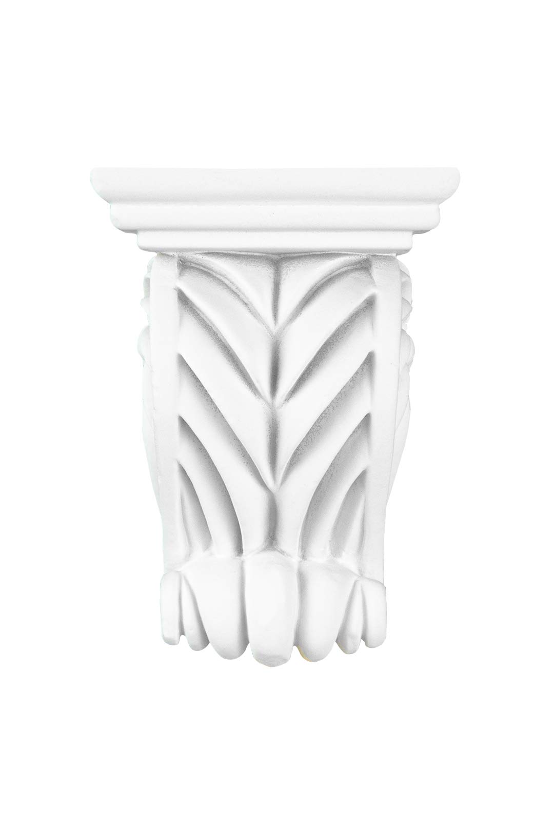 Ménsula de estuco - gran selección 67 x 35 mm Ménsula de pared Elemento decorativo barroco - decoración en poliuretano preimprimado y resistente a los impactos (C8038)
