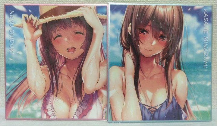 ピロ水先生 ミニ色紙 フルセット まほーびん はにかみ彼女