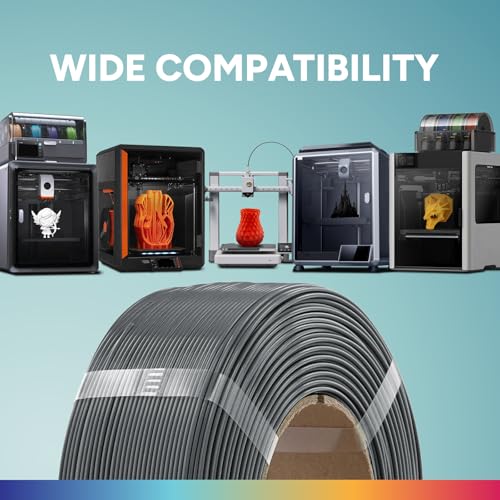 Image of OVERTURE High Speed Refill PLA 1.75mm Filament, 1kg Cement Gray