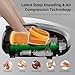 ALLYOUGER Shiatsu Foot Massager with Heat,Vibration,Air Compression and Deep Kneading for Plantar Fasciitis, Neuropathy,Improve Foot Wellness,Gifts for Women & Men（Black）