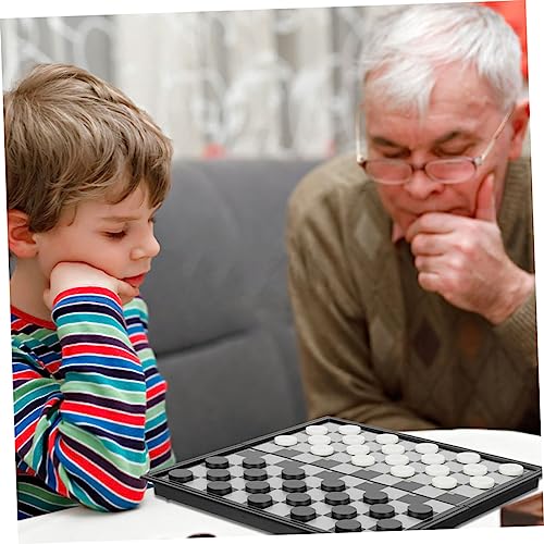 Pièces d'échecs Abaodam 180 éléments robustes pour échiquier et dames