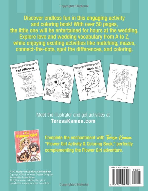 A-Z Ring Bearer: Wedding activity and coloring book for boys (Wedding Theme) image 3