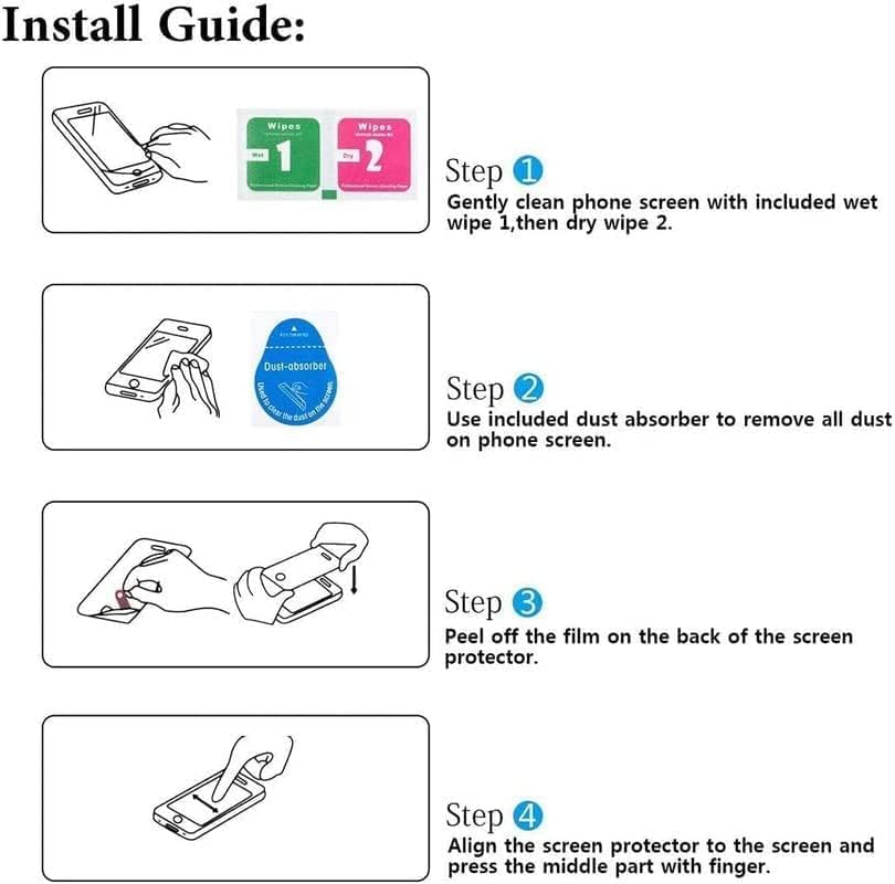 Xiangyun 2 Pièces Verre Trempé Pour Doogee Blade 10/Blade 10 Pro/Blade 10 Ultra (6.56") Protecteur D'écran Transparent Ultra HD Clair Glass Protecteur