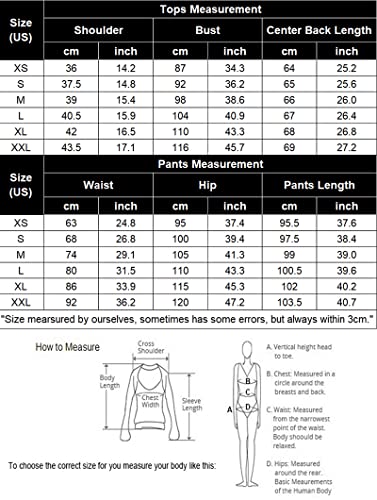 Eishopeer Women's Cotton Long Sleeve Pajamas Set Cute Printed Pjs Sleepwear Sets Black M #TOP5