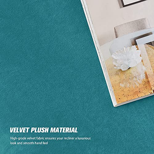 Funda protectora de 4 piezas para sofá relax elástica lavable con bolsillo lateral 5