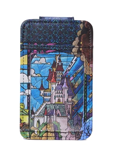 Image of Disney Card Holder Women Slim Wallet Belle Beauty and Beast