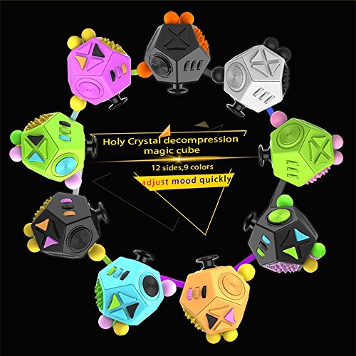 GZQ-Fidget-Cube-Fun-12-zijdige-kubus-speelgoed-anti-angst-depressie-stress-verlichten-voor-ADD-ADHD-autisme-kinderen-meisjes-volwassenen-geweldig-voor-werk-kantoor-school-wit-zwart