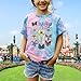 Magical Shirt for Girl: Magic Kingdom Prinecess Tshirt Princess Shirts Youth Girls Cute Tie Dye Family Vacation Trip Tee