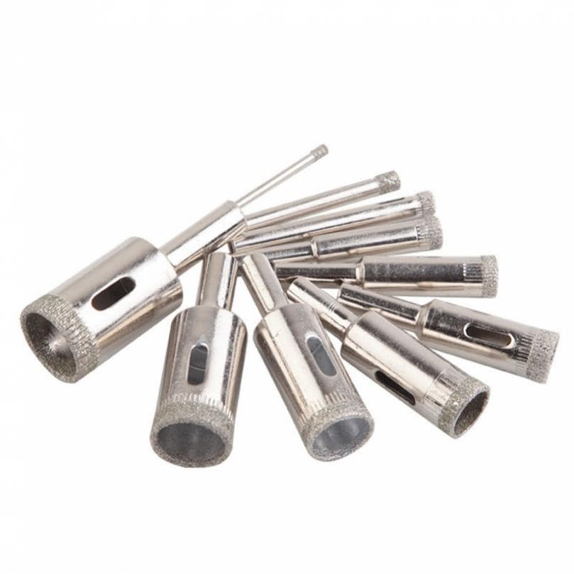 Set de 10 brocas diamantadas para cerámica 3 a 20 mm miniatura 4