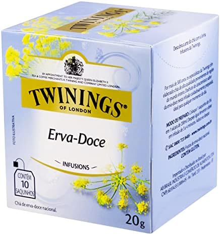 Twinings Chá De Erva Doce Nacional Com 10 Saquinhos