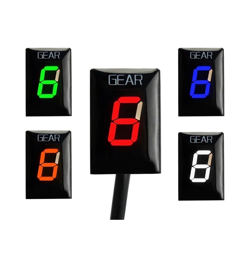 Velocità Indicatore Moto Indicatore Di Marcia Visualizzazione Della Velocità 1-6 Per VTX 1300 2003-2011 VT 125 C VT125C Per Shadow 1999 2009 VT750S 2010 2014