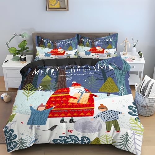 Housse de couette 240 x 260 avec fermeture éclair pour lit fixe - 2