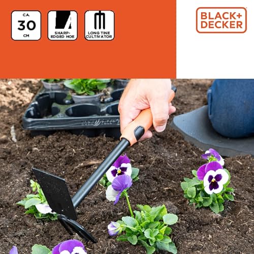 Azadilla doble BLACK+DECKER 30 cm con mango ergonómico miniatura 7