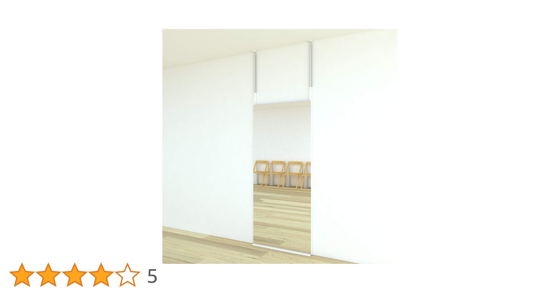 Amazon.co.jp: 大型鏡 つっぱり式大型ミラー ホームタイプ 800