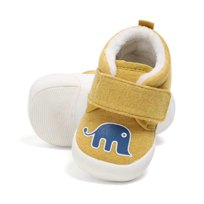 TopiBaaz Unisex Kids Casual Shoes for Baby Boys Girls Anti Skid Running Sneaker Booties for Active Kids Cotton Slip On Shoe (Yellow13,3-6 M) (B0D8L6WVLX) Amazon Price History, Amazon Price Tracker
