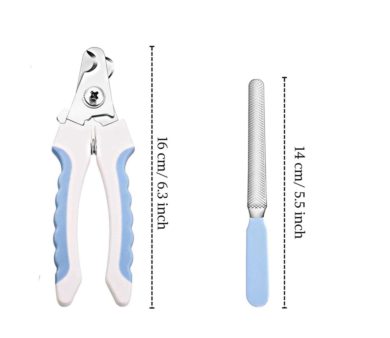 ONELINK MALL Professional Animal Nail Cutter Clipper Trimmer Filer - (Nail Clipper - Large) for Small, Medium, and Large Dogs/Puppies, Cats, and Kittens Claw Grooming Tool Set(Color May Vary) 1