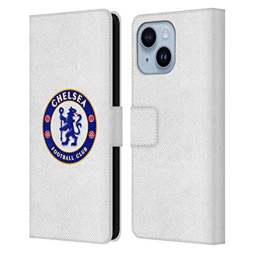 Étui portefeuille iPhone 14 Plus blanc Chelsea Football Club