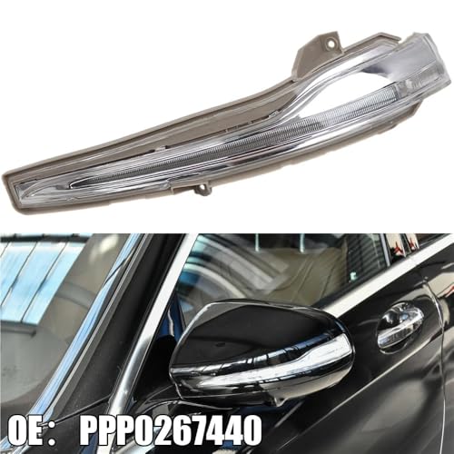 Luz señal giro lateral para Benz Clase C S E intermitente retrovisor 4