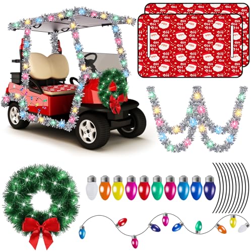 Décorations de Noël pour voiturette de golf Chunful : fini les sièges froids et tristes !