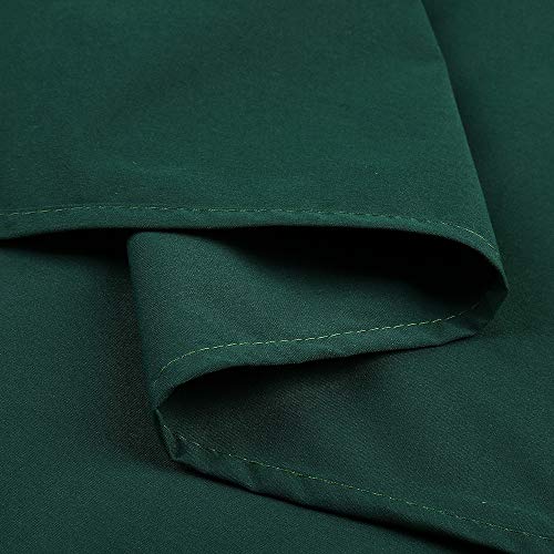 Image of Green Backdrop Curtains 8ft x 10ft: Polyester Photo Backdrop Drapes - Halloween Party Photography Background Decorations