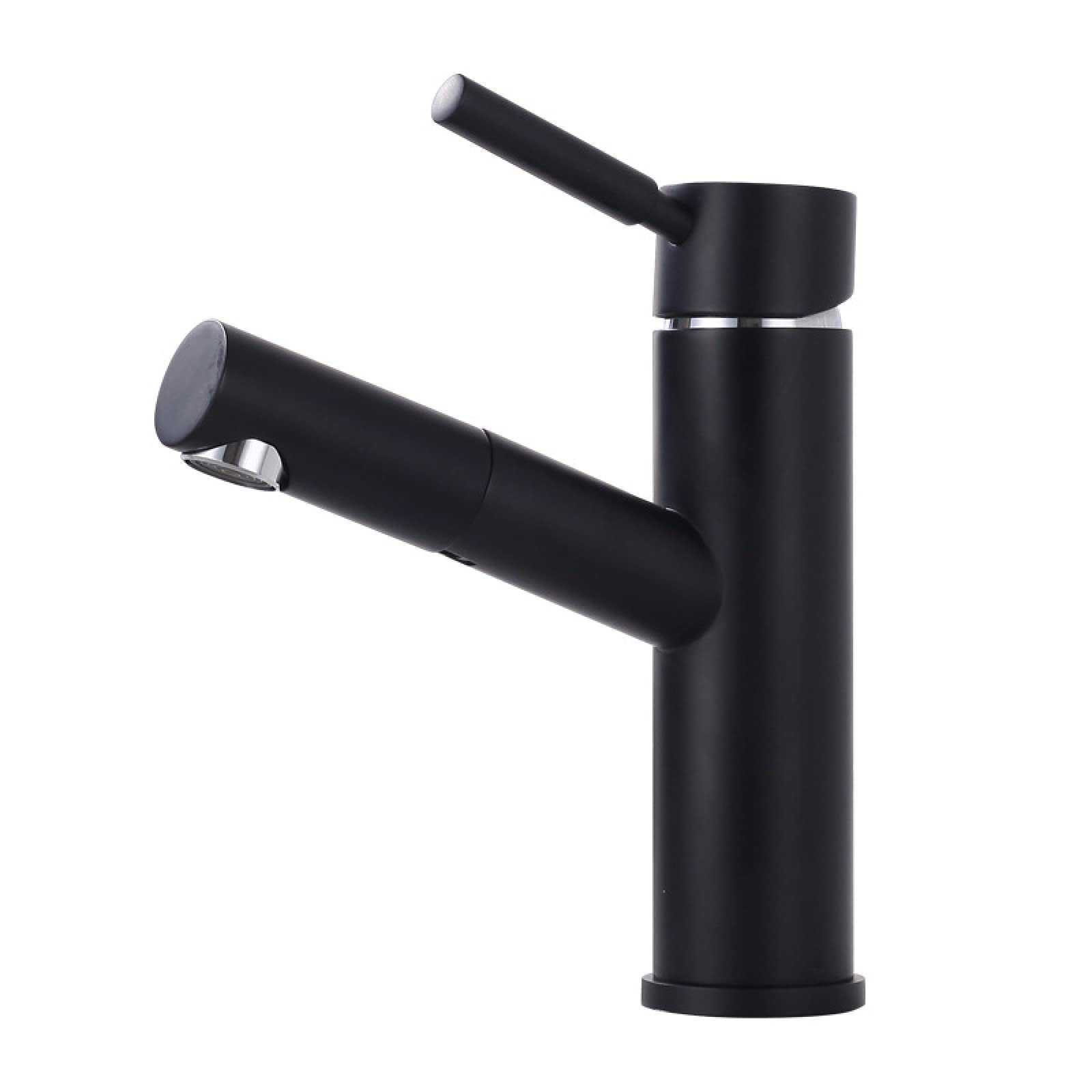 Robinet mitigeur de lavabo eau chaude froide rétractable rotatif 360 en laiton