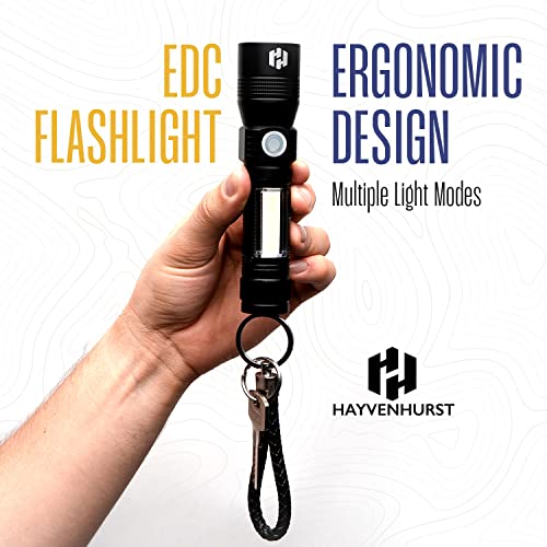 Hayvenhurst LED Flashlight EDC Flashlight Tactical
