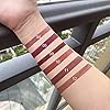 6Pcs-Lip-Liner-and-Lipstick-SetDNM-Double-Head-Matte-Mat-Lipstick-24H-Lip-Liner-2-in-1-Makeup-Set-for-Black-Women-Waterproof-Long-Lasting-24-All-Day-Dark-Red-Lipstick-Matte-Gift-Kit-with-Lipliner evpct 6Pcs Lip Liner and Lipstick Combo Set, DNM 2-in-1 Waterproof Lipstick and 24H Lip liner Set for Women, Antique Rose Chestnut Nude Dark Brown Matte Lipstick Pen with Lip Liner Set Long Lasting 24