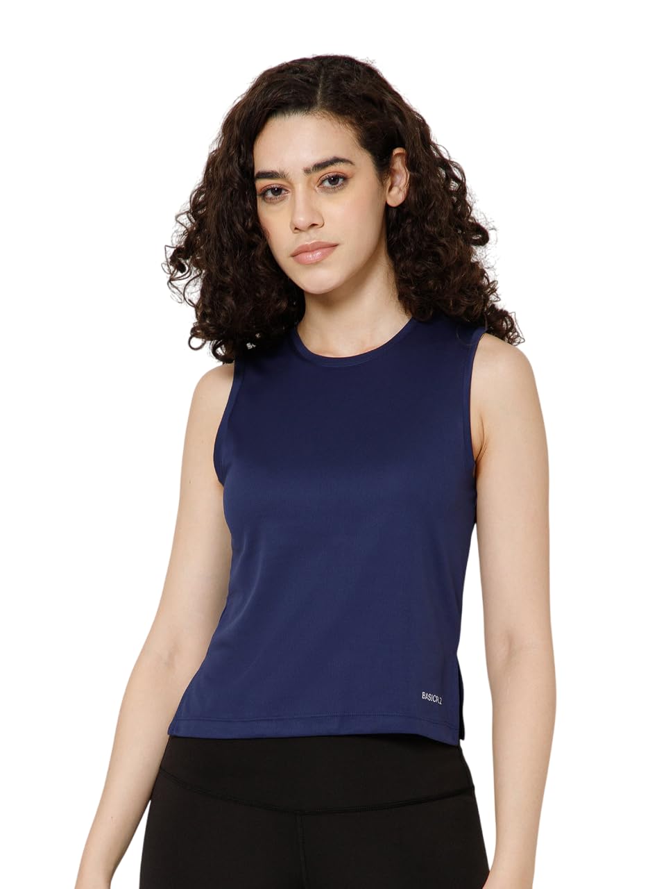 Women’s Tank Top Sleeveless Relaxed Fit Fabric Polyester Top with Round Neck for Summer, Sports, Workout, Yoga & Casual Wear I Machine Washable-image-42