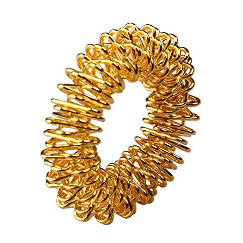 Artibetter 10Pcs Finger Acupressure Massage Rings Chinese Medicine Acupressure Massage Rings (Random Color) #TOP3