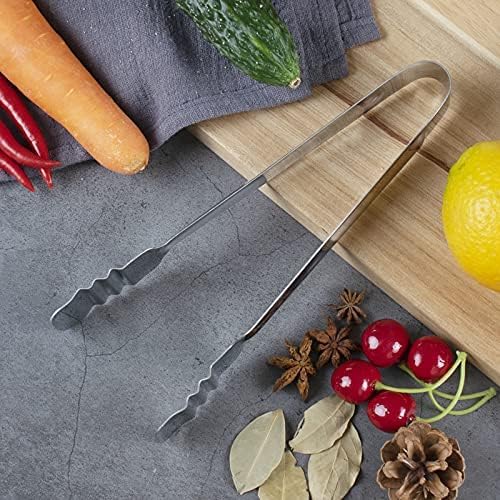 LEGION Stainless Steel Cake Tong Chimta for Chapati, Paratha Tong, Salad Serving Food Tong (Pcak of 1) 1