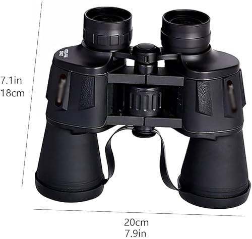 Binoculares potentes de 20 x 50 con adaptador de teléfono inteligente impermeable para observación de aves al aire libre, caza, viajes, turismo,