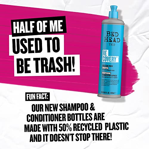 Bed Head by TIGI - Recovery Moisturising Shampoo - Ideal for Dry Damaged Hair - Hair Repair - 600ml - Image 6