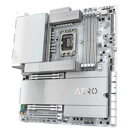 GIGABYTE Z890 AERO D Scheda Madre - Supporta CPU Intel Core Ultra (Serie 2), VRM a 16+1+2 fasi, fino a 9500MHz DDR5 (OC), PCIe 5.0 M.2, Wi-Fi 7, Thunderbolt 5 - Scheda madre - Immagine 3