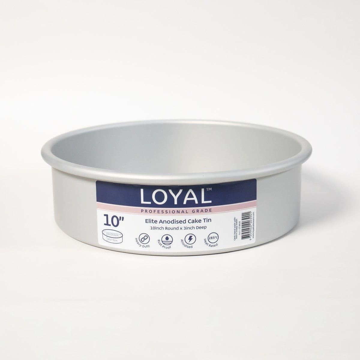 Loyal 3" Deep Round Elite Anodised Cake Tin