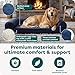 FurHaven Classic Sofa Orthopedic Dog Bed for Large Dogs With Orthopedic Egg Crate with a Solid Orthopedic Foam Base for Joint Support, Removable Washable Cover, Jumbo XL, Quilted Sofa, Coffee