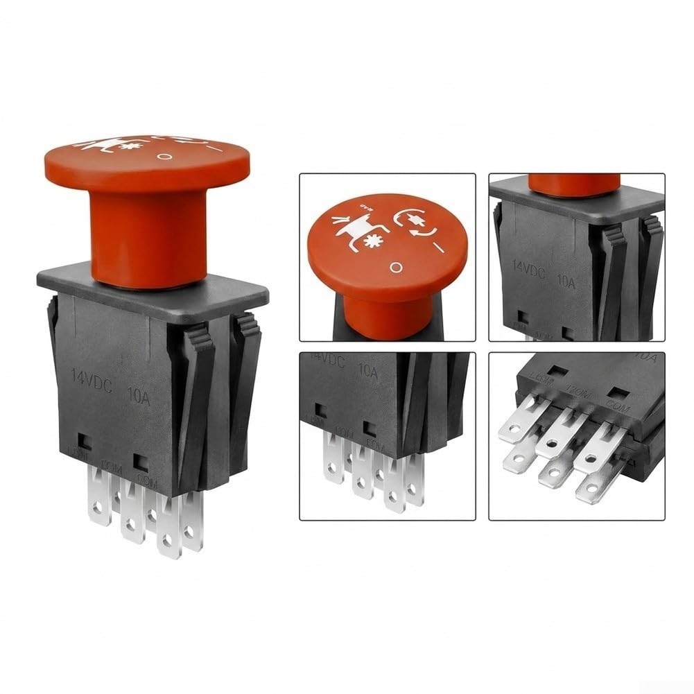 Interruptor para pto 10A para Cortacésped MZT52 MZT61 PZT Interruptor