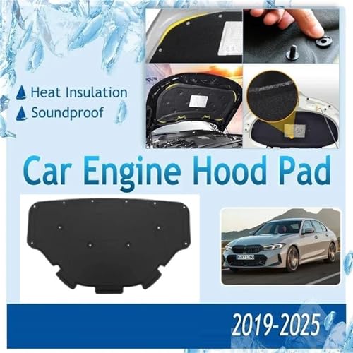 Coussinet d'isolation phonique isolant capot chaud BMW G20 - 2