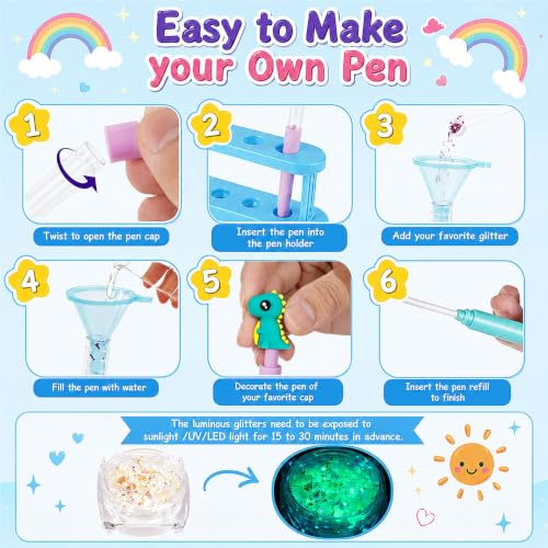 Tomkity Fabrique a Stylo DIY Cadeau Fille 5 6 7 8 9 Ans Anniversaire – vue 3