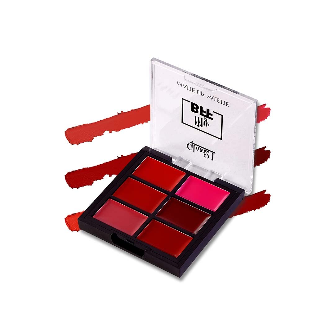 Glam21 My BFF Matte Lip Palette | 6 Lipstick Colors | Travel Friendly Lip Palette | Creamy Matte Finish - 9 Gm | Brights-03-image-41
