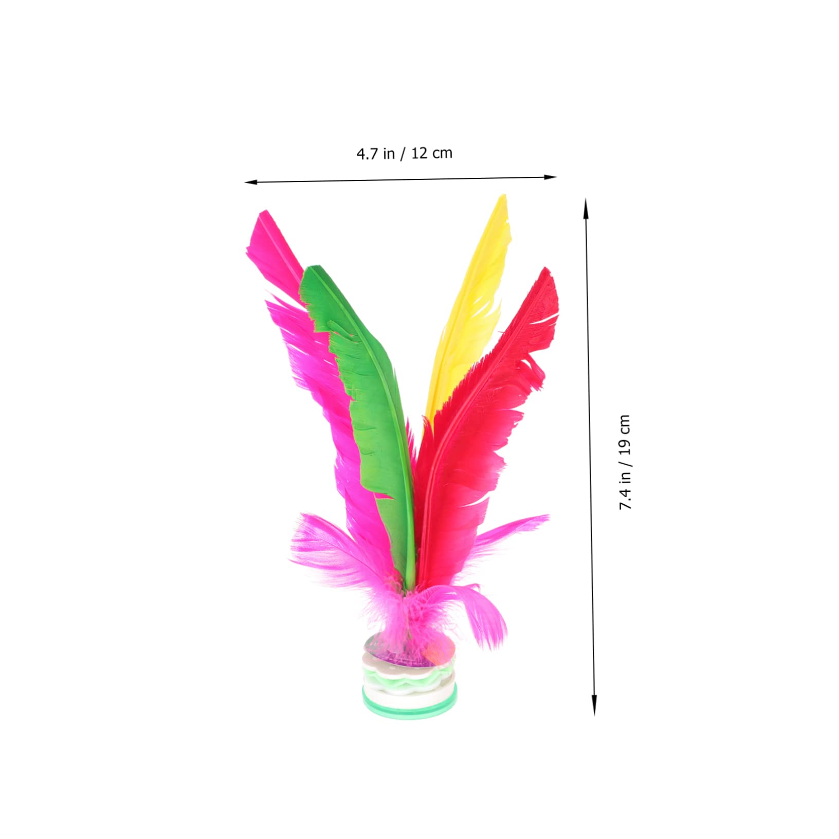 Toddmomy 5Pcs Kick Shuttlecock for Traditional Chinese Leisure Game Fun Indoor Outdoor Exercise for Students Great Present for Birthdays Year