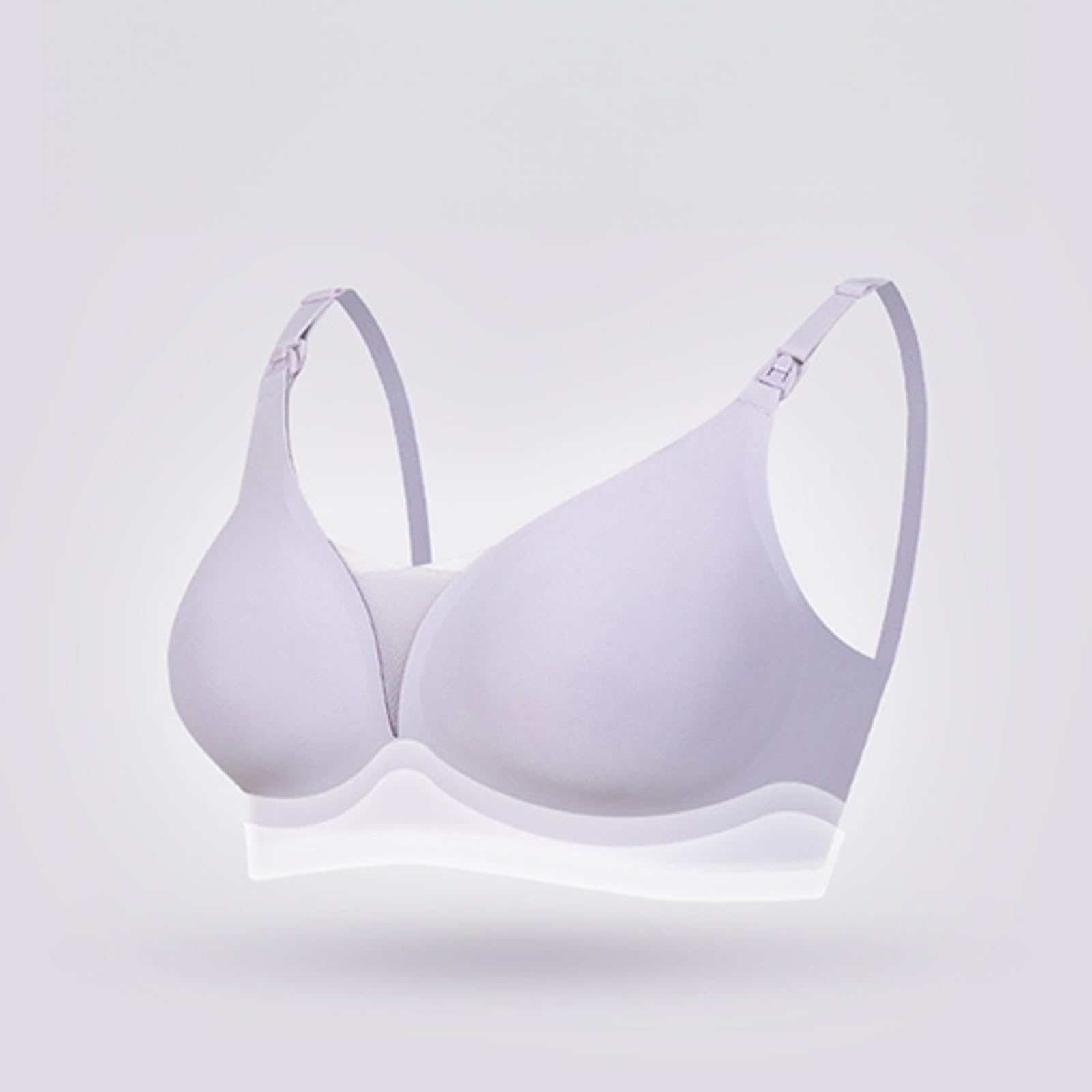 Sujetador de lactancia para lactancia, brasier de maternidad, brasier de alimentación push up, sin costuras, bralette para maternidad