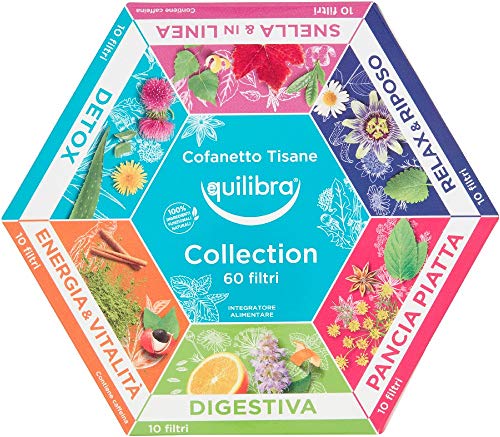 Equilibra Cofanetto Tisane Collection, 60 filtri