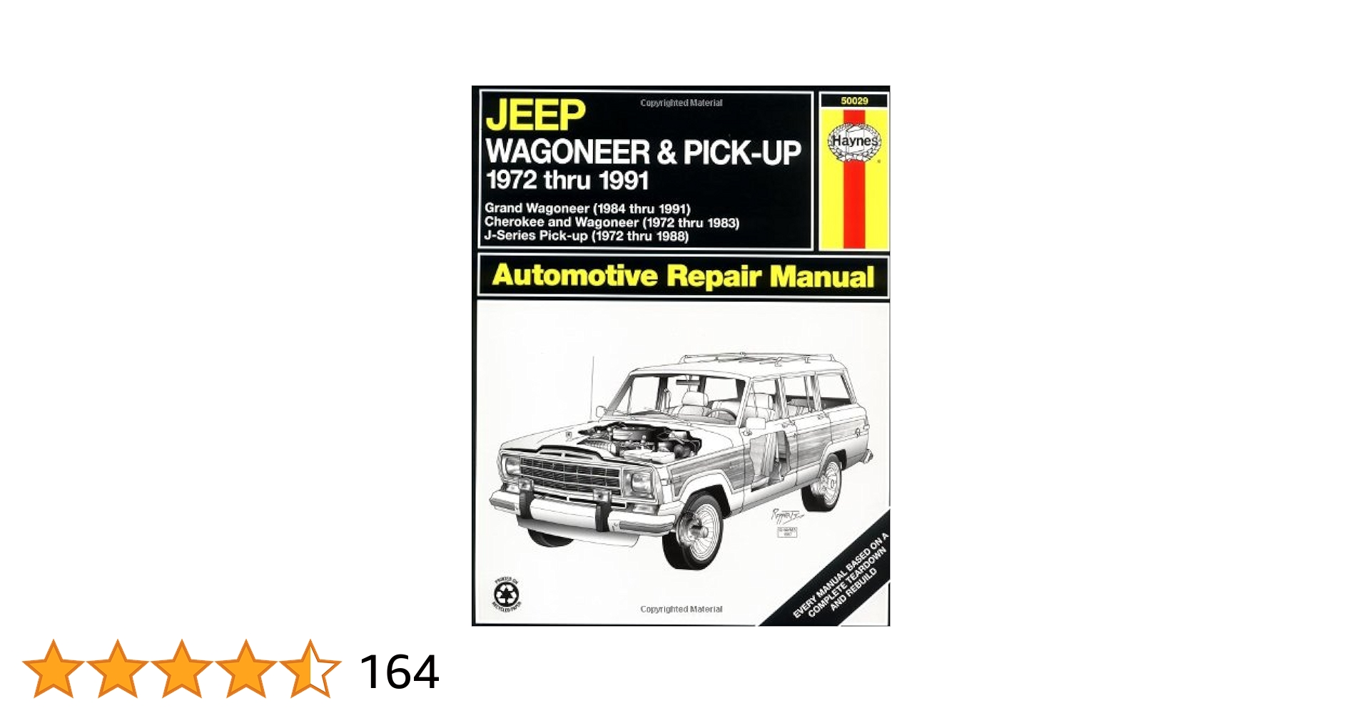 Jeep Wagoneer/J Series, '72'91 (Haynes Manuals): Haynes