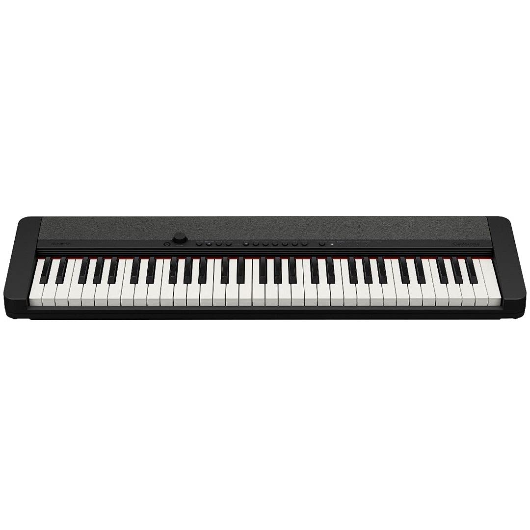 MusicalStore2005 Kit Tastiera 61 Tasti per Casio CT-S1 Black, Inclusi Borsa Imbottita a Tracolla, Stand e Alimentatore - Ideale per Bambini e Studenti