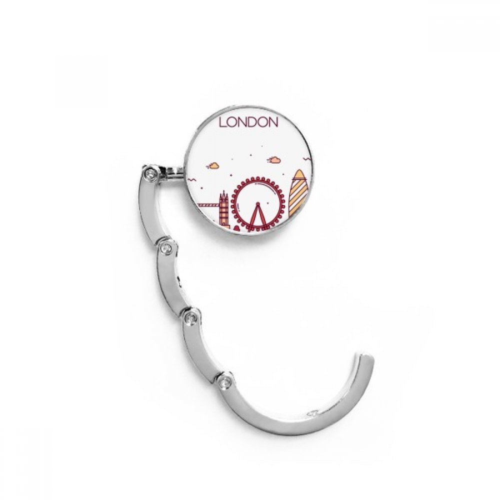 Cintre sac pliant motif Londres : support de table robuste au design graphique - 7