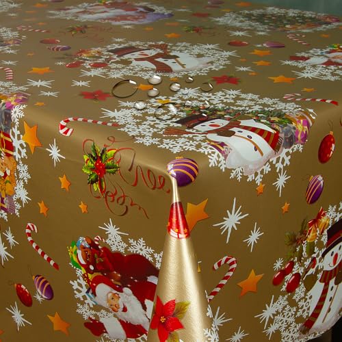 Wachstuch Wachstischdecke Tischdecke Gartentischdecke Weihnachten...