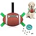 Giocattolo Palla per Cane,Pallone da Calcio per Cani,Palla Addestramentoper Cani Giocattolo Interattivo per Cani,Giocattolo per Acqua per Cani di Piccola e Media Taglia,Cane da Rugbycon la Pompa